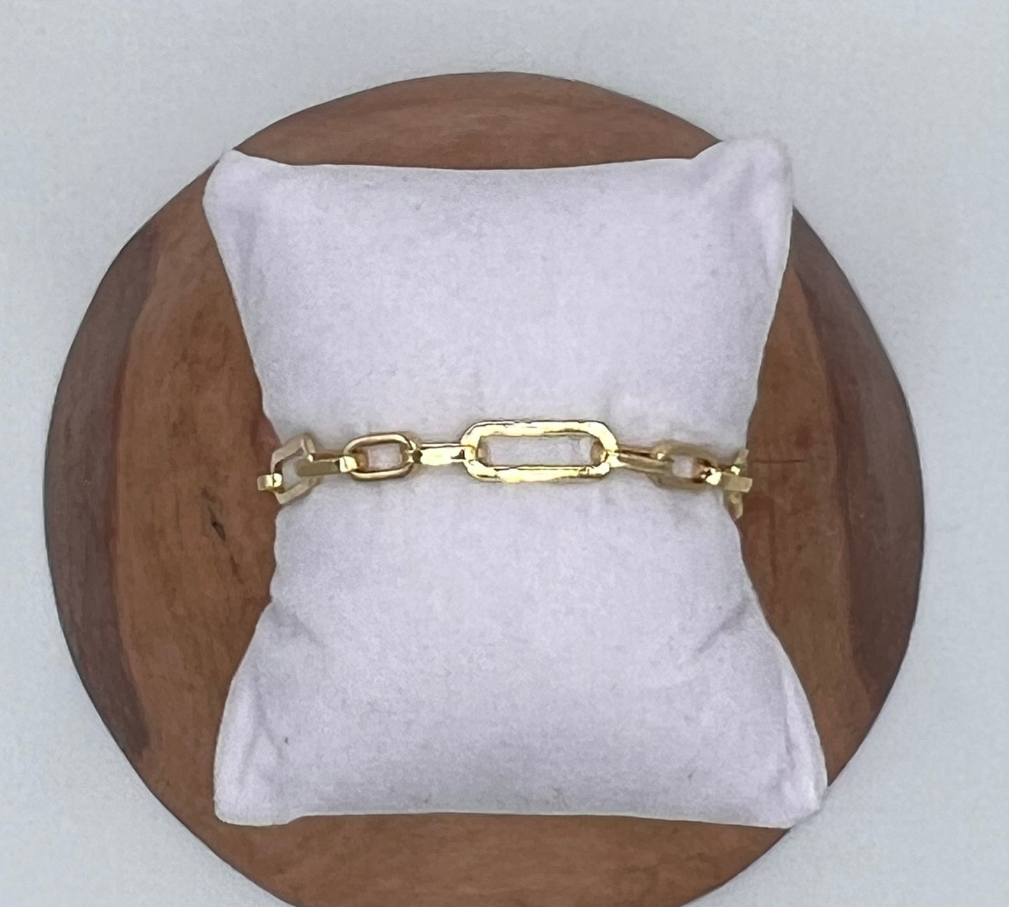 Paperclip Elongated Chain, Bracelet