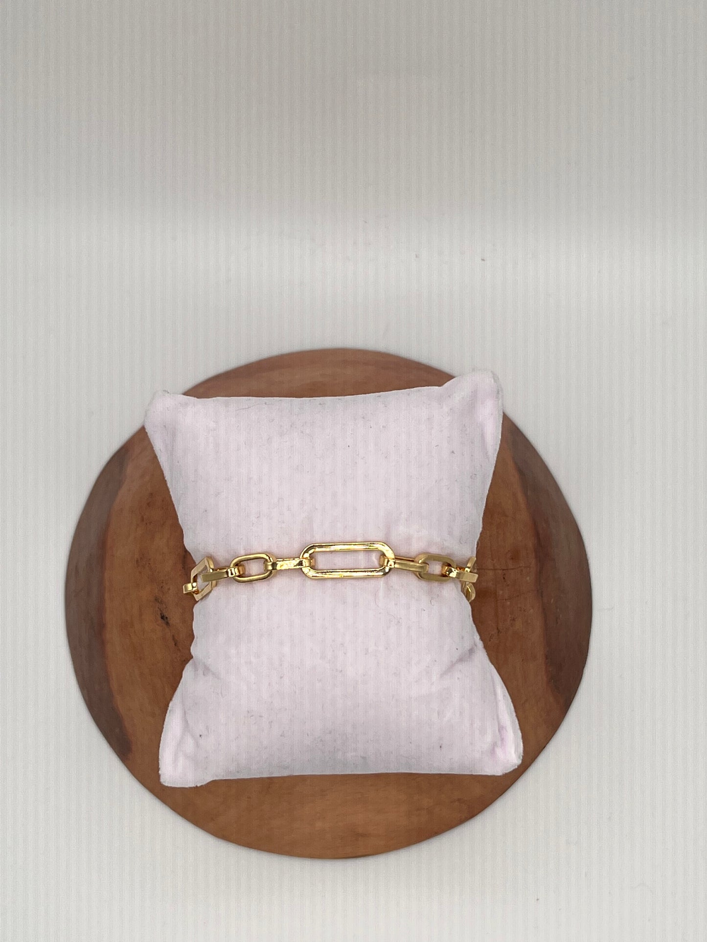 Paperclip Elongated Chain, Bracelet