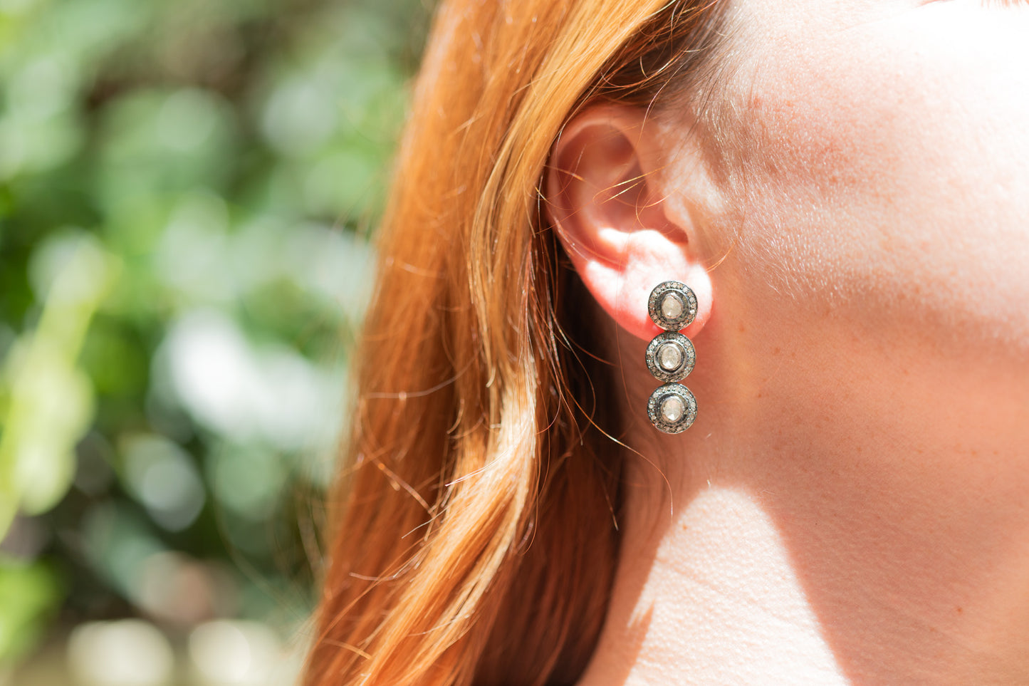 Three's A Party Drop Earrings